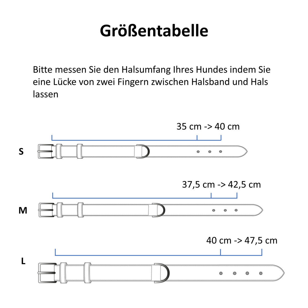 Exklusives Hundehalsband aus Premium Leder