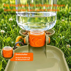 Tragbare 2-in-1 Hunde-Wasserflasche mit Faltnapf